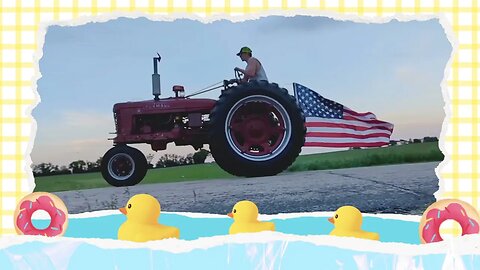 CarsenHead on Farmall H w/ Stars and Stripes Streaming 🚜🇺🇲