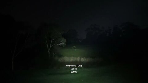 Wurkkos TD02: long-range flashlight beamshots