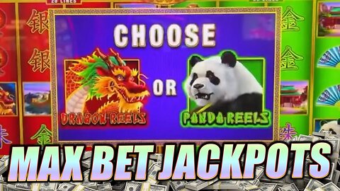 MY FIRST EVER JACKPOT Playing Dragon vs Panda ★ Max Bet Slots in Vegas