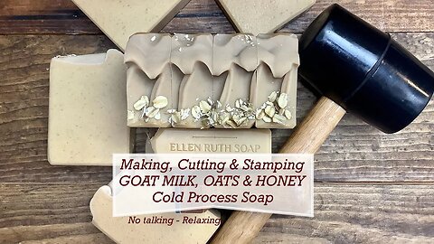 Making a Double Batch of GOAT MILK, OATS & HONEY CP Soap - No Talking, Relaxing | Ellen Ruth Soap