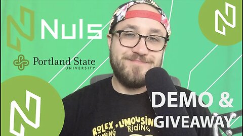 NULS PARTNERS WITH PORTLAND STATE UNIVERSITY | DEMO & GIVEAWAY