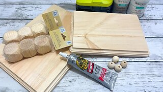 Tier Tray DIY || Using Dollar Tree Wooden Dice [ 1 easy DIY ]