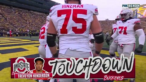 TreVeyon Henderson vs Michigan