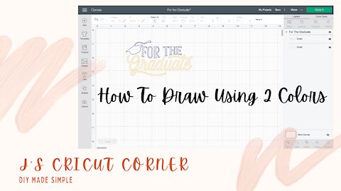 How to draw on envelopes using 2 colors with Cricut