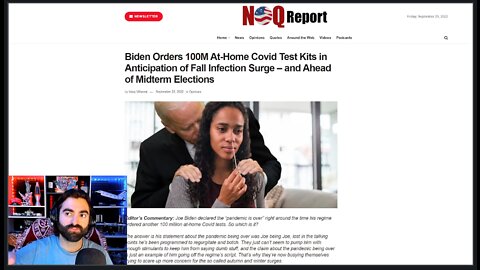 Pandemonium Joe Just Ordered 100M New COVID-19 Test Kits Because The Midterms Are Coming!