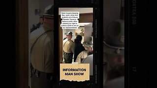 Justin Jones State Troopers Trying To Keep Rep. Jones And Kids Out Of A Public Office, Tennessee