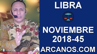 HOROSCOPO LIBRA-Semana 2018-45-Del 4 al 10 de noviembre de 2018-ARCANOS.COM
