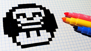 how to Draw skull mushroom - Hello Pixel Art by Garbi KW 2