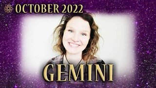GEMINI ♊ Celebrating You, Talent in Action with Inner Peace 💜 OCTOBER 2022
