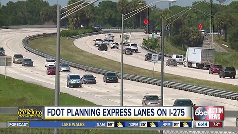 FDOT wants to add express lanes on I-275 in Pinellas County