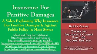 Insurance for Punitive Damages