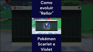 Como evoluir o Rellor no Pokémon Scarlet e Violet #shorts