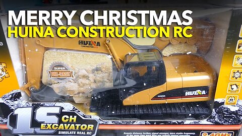 Merry Christmas! Huina 1550 Excavator & 1570 Logger Will Be Under Our Tree.