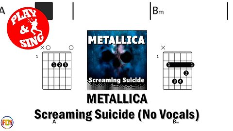 METALLICA Screaming Suicide FCN GUITAR CHORDS & LYRICS NO VOCALS