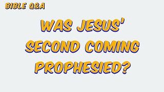 Is it clear in Old Testament prophecies that Jesus will come not only once, but twice?