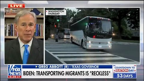 Gov Abbott: We'll Stop Bussing Illegals When The Border Is Secure