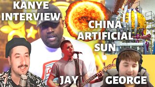 Kanye West New Interview - China Artifical Sun Launched? Whats Up Stream