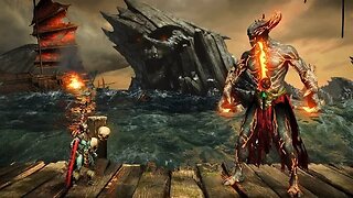 Mini Kotal Khan Vs Corrupted Shinnok Mortal Kombat XL Mod