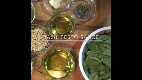 Simple Basil Pesto sauce