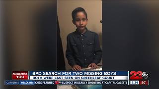 BPD searching for two missing boys