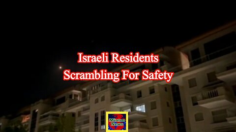 Israeli residents scrambling for safety during overnight strikes