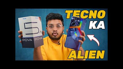Tecno Pova 5 Pro 5G Unboxing | Alien Looking Phone 🤖