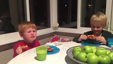 Two Young Boys Find Out Their Mother Is Pregnant With A Baby Girl