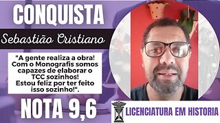 Monografis #176 | Conquista | SEBASTIÃO CRISTIANO | LICENCIATURA EM HISTÓRIA | NOTA 9,6