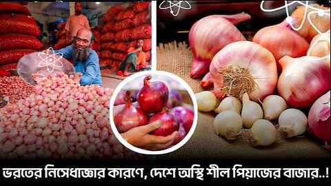 ভারতের নিষেধাজ্ঞার কারণে, দেশে অস্থি শীল পিয়াজের বাজার || onion || পিয়াজ || Indian onion hi Bangla