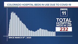 GRAPH: COVID-19 hospital beds in use as of Sept. 11, 2020