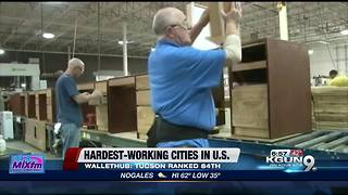 Hardest working cities in America