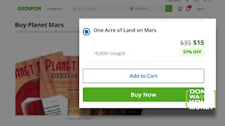 Groupon selling land on Mars: really?