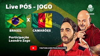 PÓS-JOGO BRASIL 0 X 1 CAMARÕES. AO VIVO.