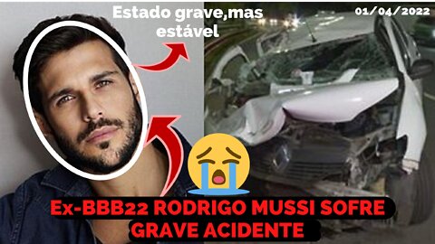 O EX-BBB RODRIGO MUSSI SOFRE AC1DENT3 GRAVE AO COLIDIR COM CAMINHÃO NA MARGINAL PINHEIROS