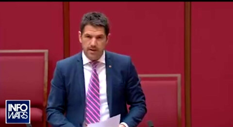 Australian Senator Walks into Parliament and Drops Truth Bombs About Klaus Schwab,