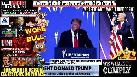 "Give Me Liberty or Give Me Death" - Trump Brings Down the House at Libertarian Convention