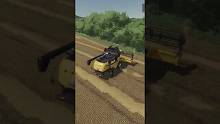 Harvesting The Carpathian Countryside FS22 #shorts