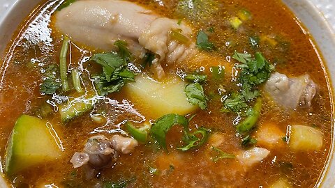 Caldo De Pollo Con Arroz y Verduras - Cómo Hacer Caldo De Pollo Con Arroz Tradicional