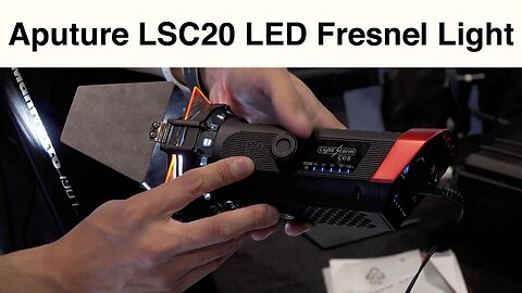 Aputure LSC20 LED Fresnel Mini Light NAB 2016