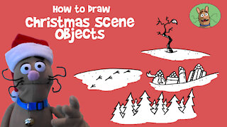 How to Draw Christmas Objects