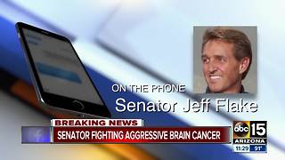 Sen. Jeff Flake talks about Sen. McCain's brain cancer fight