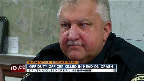 Off-duty officer killed in head-on crash with impaired driver