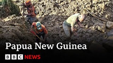 Papua New Guinea landslide threatensthousands more as hopes for survivors fade | BBC News