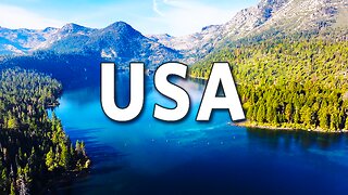 USA Beautiful Places in 4K With Calming Music - USA Beautiful Landscapes Part 1