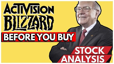 BUY ATVI ?? | Activision stock | Activision stock analysis | Warren Buffett ATVI