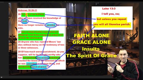 Free Will Sinning Will Lose Your Salvation - They Insulted The Holy Spirit Of Grace