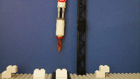 rocket test | Lego stop motion