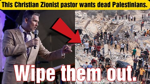Evil Pastor Greg Locke wants the entire Gaza destroyed.