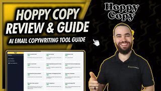 Hoppy Copy Review & Guide - Email Marketing AI Copywriting Tool AppSumo Deal - Josh Pocock 📧✍