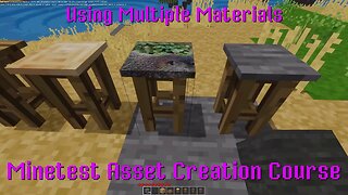 Using Multiple Materials | Minetest Asset Creation Course